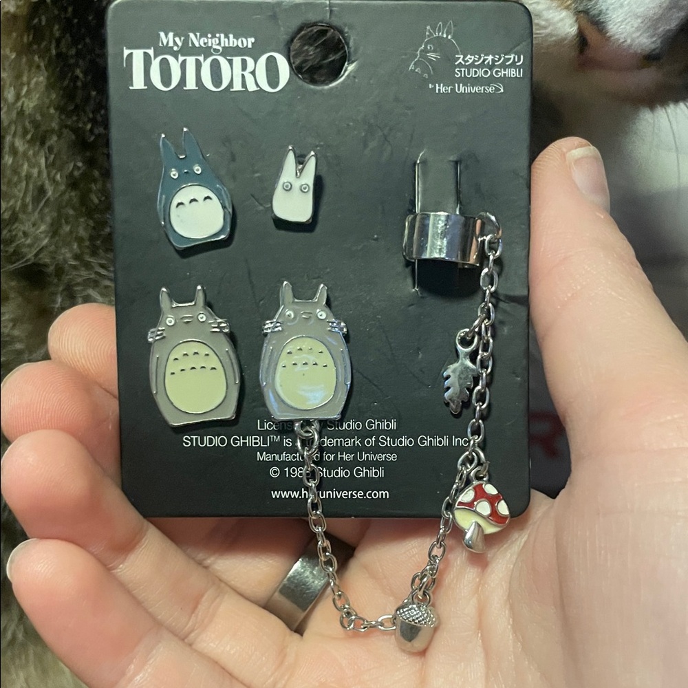 Studio Ghibli Totoro Earring Set